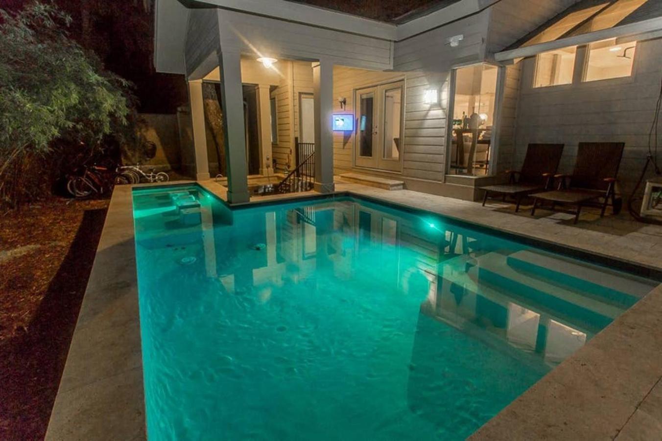 Heated Pool Swim Up Bar Hottub 7Min Bike To Beach Villa Hilton Head Island Exterior photo